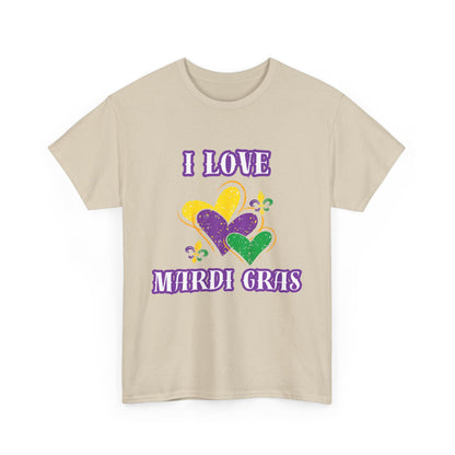 I Love Mardi Gras Tee
