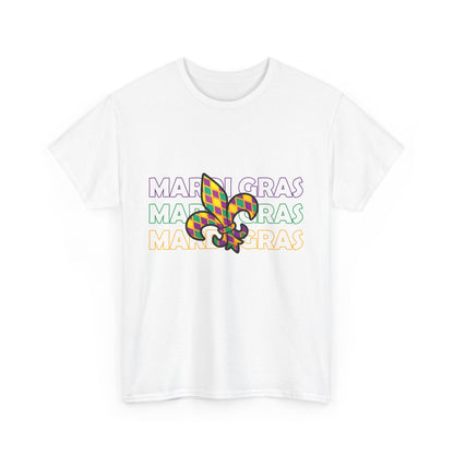 Stacked Up Mardi Gras Tee