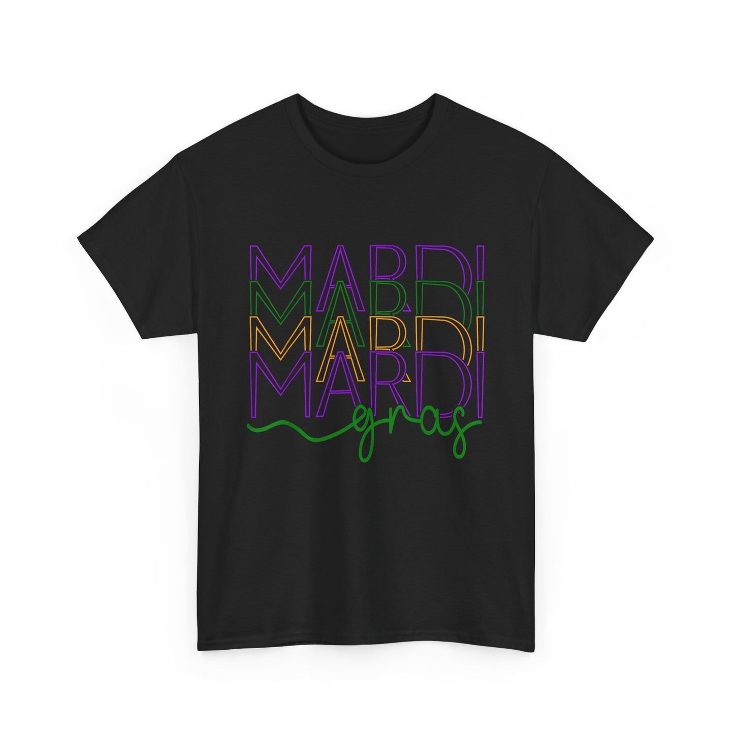 Mardi Gras Stacked Tee