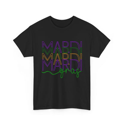 Mardi Gras Stacked Tee