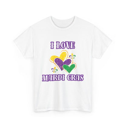 I Love Mardi Gras Tee