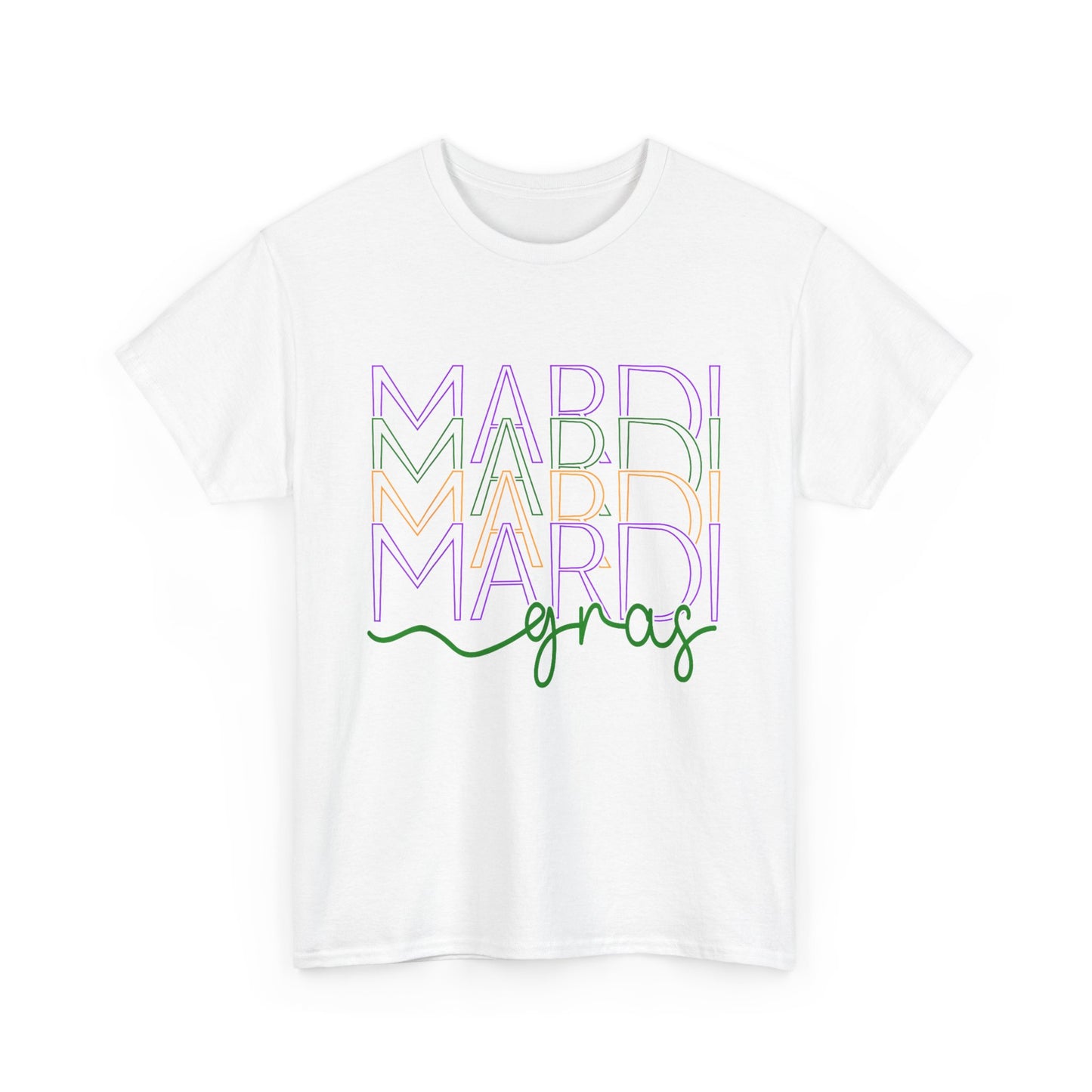 Mardi Gras Stacked Tee