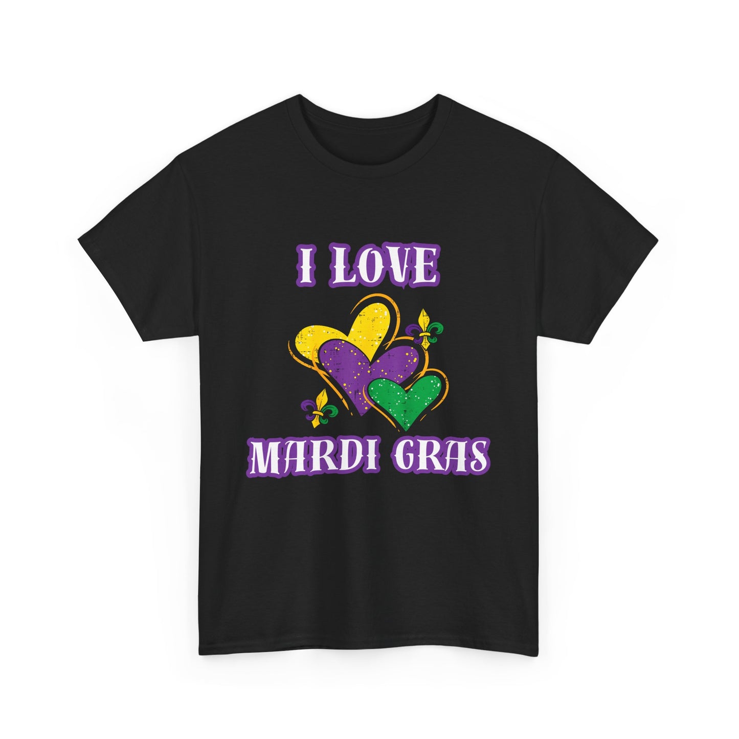 I Love Mardi Gras Tee