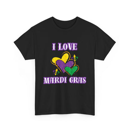 I Love Mardi Gras Tee