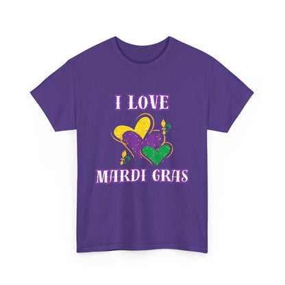 I Love Mardi Gras Tee