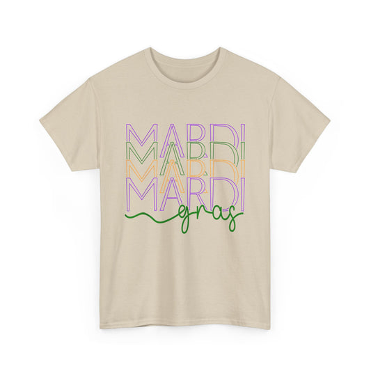 Mardi Gras Stacked Tee